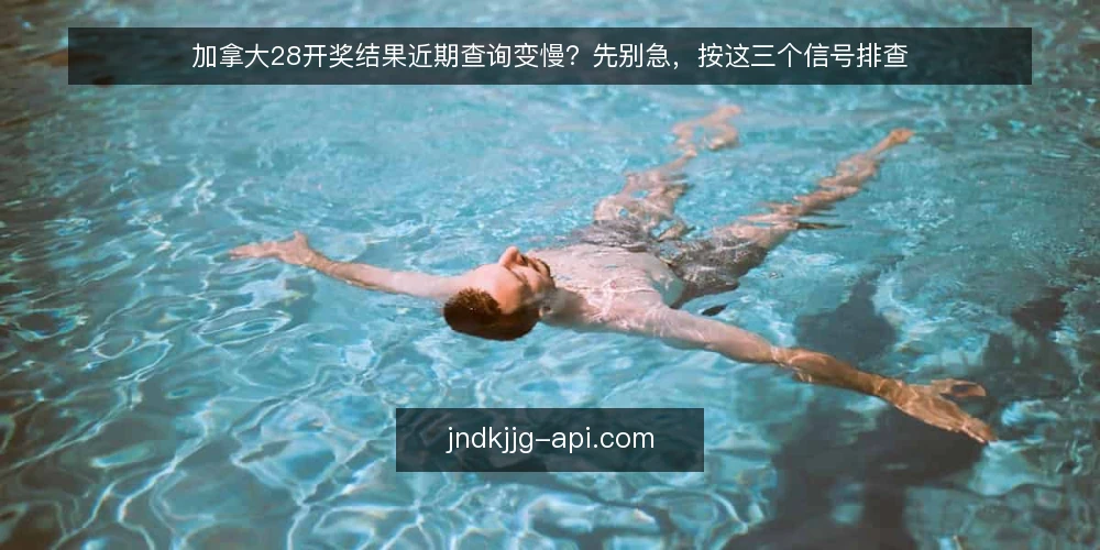加拿大28开奖结果近期查询变慢？先别急，按这三个信号排查 — 近期查询延迟的普遍信号 配图